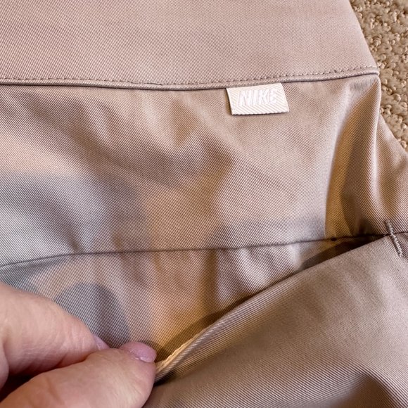 Nike Sportswear Cropped Woven Unlined Sneaker Pants Beige Sz M/32 #DD7032-236 - Picture 14 of 15
